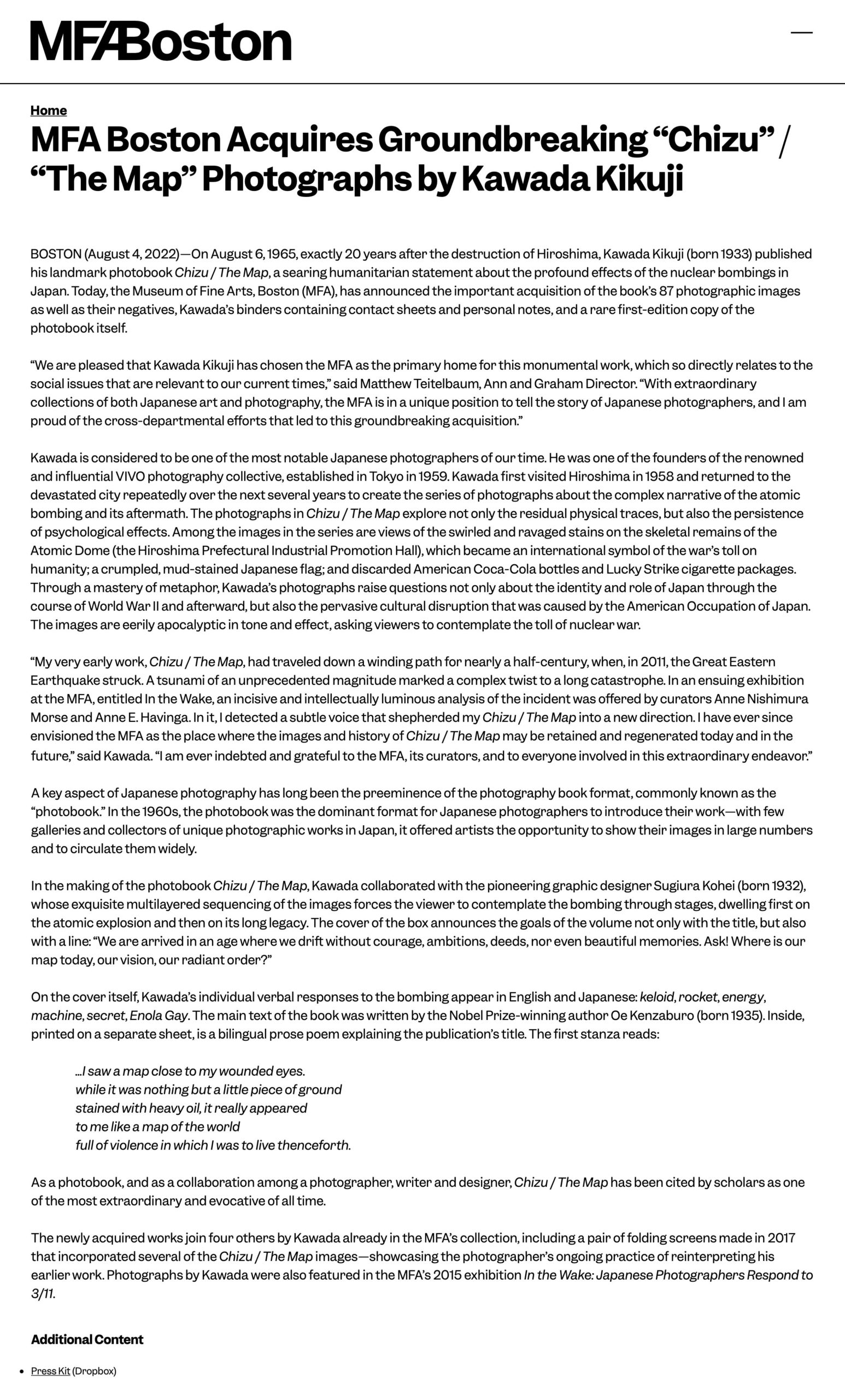 PGI gallery MFABoston Press - Kawada MFABoston 1 Scaled 