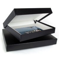 オニキスポートフォリオボックス 11-3/8 x 17-3/8 x 2 インチ （tabloid） ホワイトライニング 【在庫限