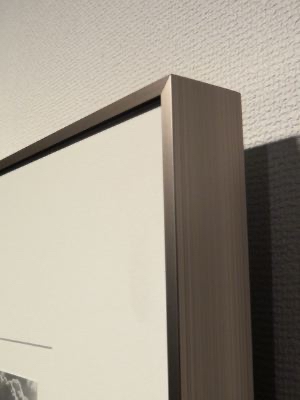 アルミフレーム シルバー 20x24インチ アクリル さし箱付