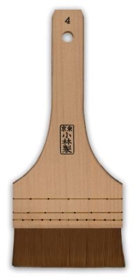 プラチナプリント用 平刷毛 軟毛 4インチ