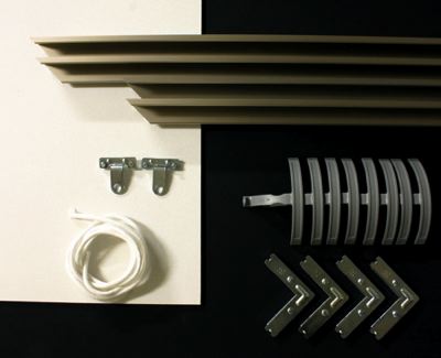 (商品画像) アルミフレーム ノックダウンブラック 22x28インチ